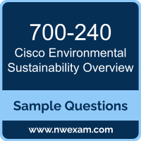 Environmental Sustainability Overview Dumps, 700-240 Dumps, Cisco CESO PDF, 700-240 PDF, Environmental Sustainability Overview VCE, Cisco Environmental Sustainability Overview Questions PDF, Cisco Exam VCE, Cisco 700-240 VCE, Environmental Sustainability Overview Cheat Sheet