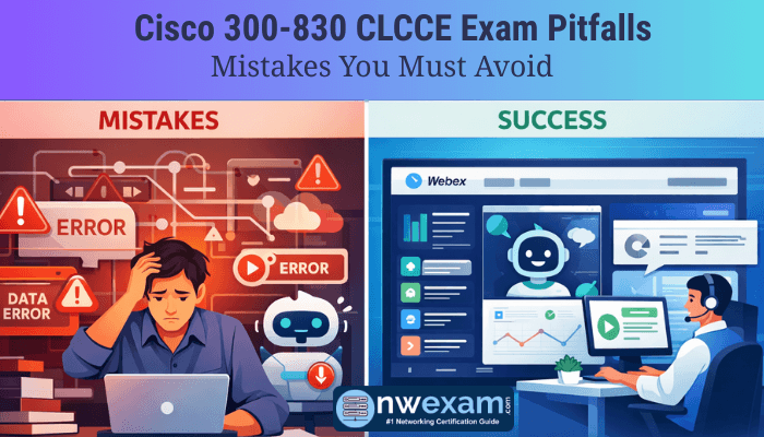 Cisco 300-830 CLCCE Exam Pitfalls: Mistakes You Must Avoid