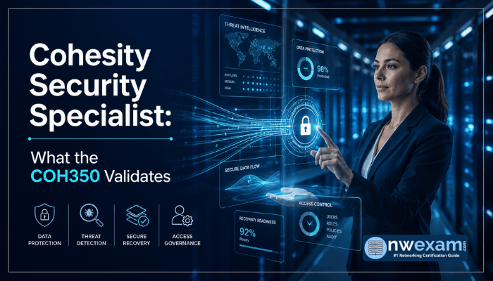 Cohesity Security Specialist: What the COH350 Validates