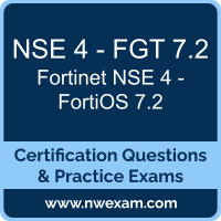 Fortinet NSE 4 - FortiOS 7.2 Certification Sample Questions and 