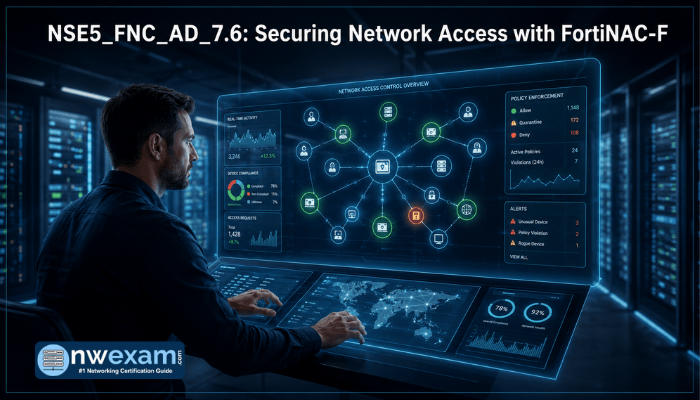 NSE5_FNC_AD_7.6: Securing Network Access with FortiNAC-F