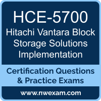 HCE-5700: Hitachi Vantara Block Storage Solutions Implementation Expert