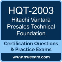 HQT-2003: Hitachi Vantara Presales Technical Foundation Professional