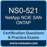 NS0-521: NetApp Implementation Engineer SAN Specialist, ONTAP (NCIE-SAN)