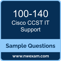 CCST IT Support Dumps, 100-140 Dumps, Cisco CCST IT Support PDF, 100-140 PDF, CCST IT Support VCE, Cisco CCST IT Support Questions PDF, Cisco Exam VCE, Cisco 100-140 VCE, CCST IT Support Cheat Sheet