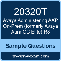 Administering AXP On-Prem (formerly Avaya Aura CC Elite) R8 Dumps, 20320T Dumps, Avaya Administering AXP On-Prem (formerly Avaya Aura CC Elite) R8 PDF, 20320T PDF, Administering AXP On-Prem (formerly Avaya Aura CC Elite) R8 VCE, Avaya Administering AXP On-Prem (formerly Avaya Aura CC Elite) R8 Questions PDF, Avaya Exam VCE, Avaya 20320T VCE, Administering AXP On-Prem (formerly Avaya Aura CC Elite) R8 Cheat Sheet