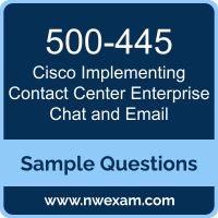 Implementing Contact Center Enterprise Chat and Email Dumps, 500-445 Dumps, Cisco CCECE PDF, 500-445 PDF, Implementing Contact Center Enterprise Chat and Email VCE, Cisco Implementing Contact Center Enterprise Chat and Email Questions PDF, Cisco Exam VCE, Cisco 500-445 VCE, Implementing Contact Center Enterprise Chat and Email Cheat Sheet