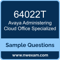 Administering Cloud Office Specialized Dumps, 64022T Dumps, Avaya Administering Cloud Office Specialized PDF, 64022T PDF, Administering Cloud Office Specialized VCE, Avaya Administering Cloud Office Specialized Questions PDF, Avaya Exam VCE, Avaya 64022T VCE, Administering Cloud Office Specialized Cheat Sheet