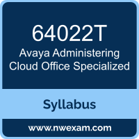 64022T Syllabus, Administering Cloud Office Specialized Exam Questions PDF, Avaya 64022T Dumps Free, Administering Cloud Office Specialized PDF, 64022T Dumps, 64022T PDF, Administering Cloud Office Specialized VCE, 64022T Questions PDF, Avaya Administering Cloud Office Specialized Questions PDF, Avaya 64022T VCE