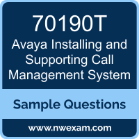 Installing and Supporting Call Management System Dumps, 70190T Dumps, Avaya Installing and Supporting Call Management System PDF, 70190T PDF, Installing and Supporting Call Management System VCE, Avaya Installing and Supporting Call Management System Questions PDF, Avaya Exam VCE, Avaya 70190T VCE, Installing and Supporting Call Management System Cheat Sheet