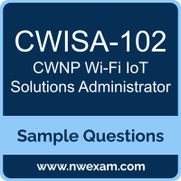 Wi-Fi IoT Solutions Administrator Dumps, CWISA-102 Dumps, CWNP CWISA PDF, CWISA-102 PDF, Wi-Fi IoT Solutions Administrator VCE, CWNP Wi-Fi IoT Solutions Administrator Questions PDF, CWNP Exam VCE, CWNP CWISA-102 VCE, Wi-Fi IoT Solutions Administrator Cheat Sheet