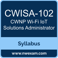 CWISA-102 Syllabus, Wi-Fi IoT Solutions Administrator Exam Questions PDF, CWNP CWISA-102 Dumps Free, Wi-Fi IoT Solutions Administrator PDF, CWISA-102 Dumps, CWISA-102 PDF, Wi-Fi IoT Solutions Administrator VCE, CWISA-102 Questions PDF, CWNP Wi-Fi IoT Solutions Administrator Questions PDF, CWNP CWISA-102 VCE