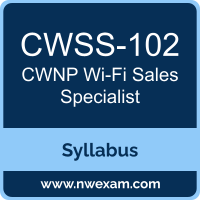 CWSS-102 Syllabus, Wi-Fi Sales Specialist Exam Questions PDF, CWNP CWSS-102 Dumps Free, Wi-Fi Sales Specialist PDF, CWSS-102 Dumps, CWSS-102 PDF, Wi-Fi Sales Specialist VCE, CWSS-102 Questions PDF, CWNP Wi-Fi Sales Specialist Questions PDF, CWNP CWSS-102 VCE