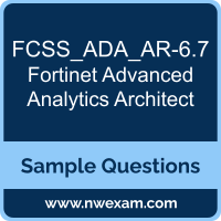 Advanced Analytics Architect Dumps, FCSS_ADA_AR-6.7 Dumps, Fortinet Advanced Analytics Architect PDF, FCSS_ADA_AR-6.7 PDF, Advanced Analytics Architect VCE, Fortinet Advanced Analytics Architect Questions PDF, Fortinet Exam VCE, Fortinet FCSS_ADA_AR-6.7 VCE, Advanced Analytics Architect Cheat Sheet