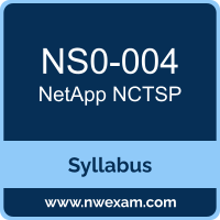NS0-004 Syllabus, NCTSP Exam Questions PDF, NetApp NS0-004 Dumps Free, NCTSP PDF, NS0-004 Dumps, NS0-004 PDF, NCTSP VCE, NS0-004 Questions PDF, NetApp NCTSP Questions PDF, NetApp NS0-004 VCE