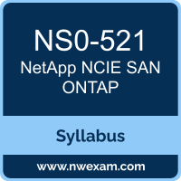 NS0-521 Syllabus, NCIE SAN ONTAP Exam Questions PDF, NetApp NS0-521 Dumps Free, NCIE SAN ONTAP PDF, NS0-521 Dumps, NS0-521 PDF, NCIE SAN ONTAP VCE, NS0-521 Questions PDF, NetApp NCIE SAN ONTAP Questions PDF, NetApp NS0-521 VCE