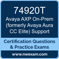 AXP On-Prem (formerly Avaya Aura CC Elite) Support Dumps, AXP On-Prem (formerly Avaya Aura CC Elite) Support PDF, Avaya AXP On-Prem (formerly Avaya Aura CC Elite) Support Dumps, 74920T PDF, AXP On-Prem (formerly Avaya Aura CC Elite) Support Braindumps, 74920T Questions PDF, Avaya Exam VCE, Avaya 74920T VCE, AXP On-Prem (formerly Avaya Aura CC Elite) Support Cheat Sheet
